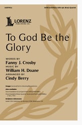 To God Be the Glory SATB choral sheet music cover